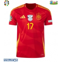 Spania Nico Williams #17 Hjemmedrakt EM 2024 Kortermet